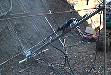 打撃回転の優先が調整が可能 ロータリードリル工法