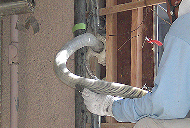 グラウト材の圧入